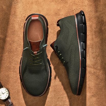 Black Sole Super Comfy breathable Orthopedic Mesh Sneakers For Wide Feet - Olive - Bellkmart