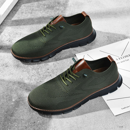 Black Sole Super Comfy breathable Orthopedic Mesh Sneakers For Wide Feet - Olive - Bellkmart