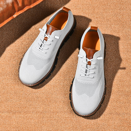 Black Sole Super Comfy breathable Orthopedic Mesh Sneakers For Wide Feet - Gray - Bellkmart