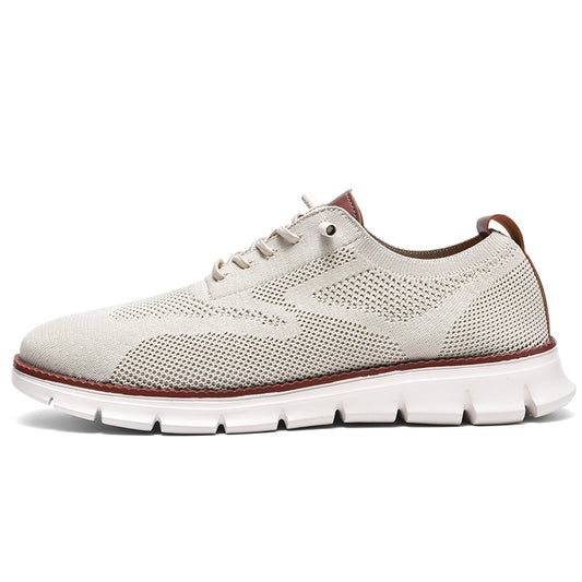 Bellkmart Super Comfy breathable Orthopedic Mesh Sneakers For Wide Feet - Beige