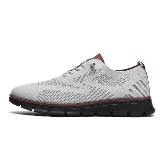 Black Sole Super Comfy breathable Orthopedic Mesh Sneakers For Wide Feet - Gray