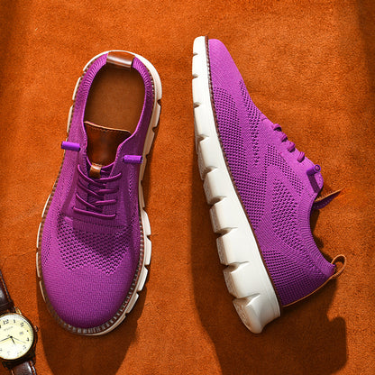 Women Oxford Comfy breathable Orthopedic Mesh Sneakers For Wide Feet - Bellkmart