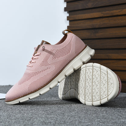 Women Oxford Comfy breathable Orthopedic Mesh Sneakers For Wide Feet - Bellkmart