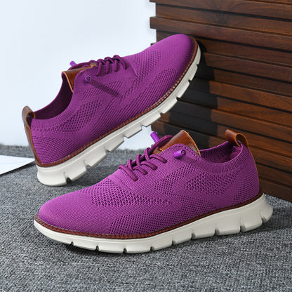 Women Oxford Comfy breathable Orthopedic Mesh Sneakers For Wide Feet - Bellkmart