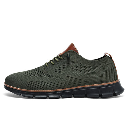 Black Sole Super Comfy breathable Orthopedic Mesh Sneakers For Wide Feet - Olive - Bellkmart