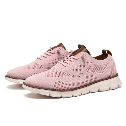 Women Oxford Comfy breathable Orthopedic Mesh Sneakers For Wide Feet - Bellkmart