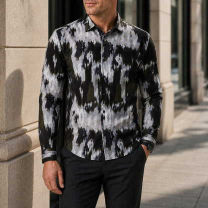 Drift men's abstract print shirt city lifestyle outfit
