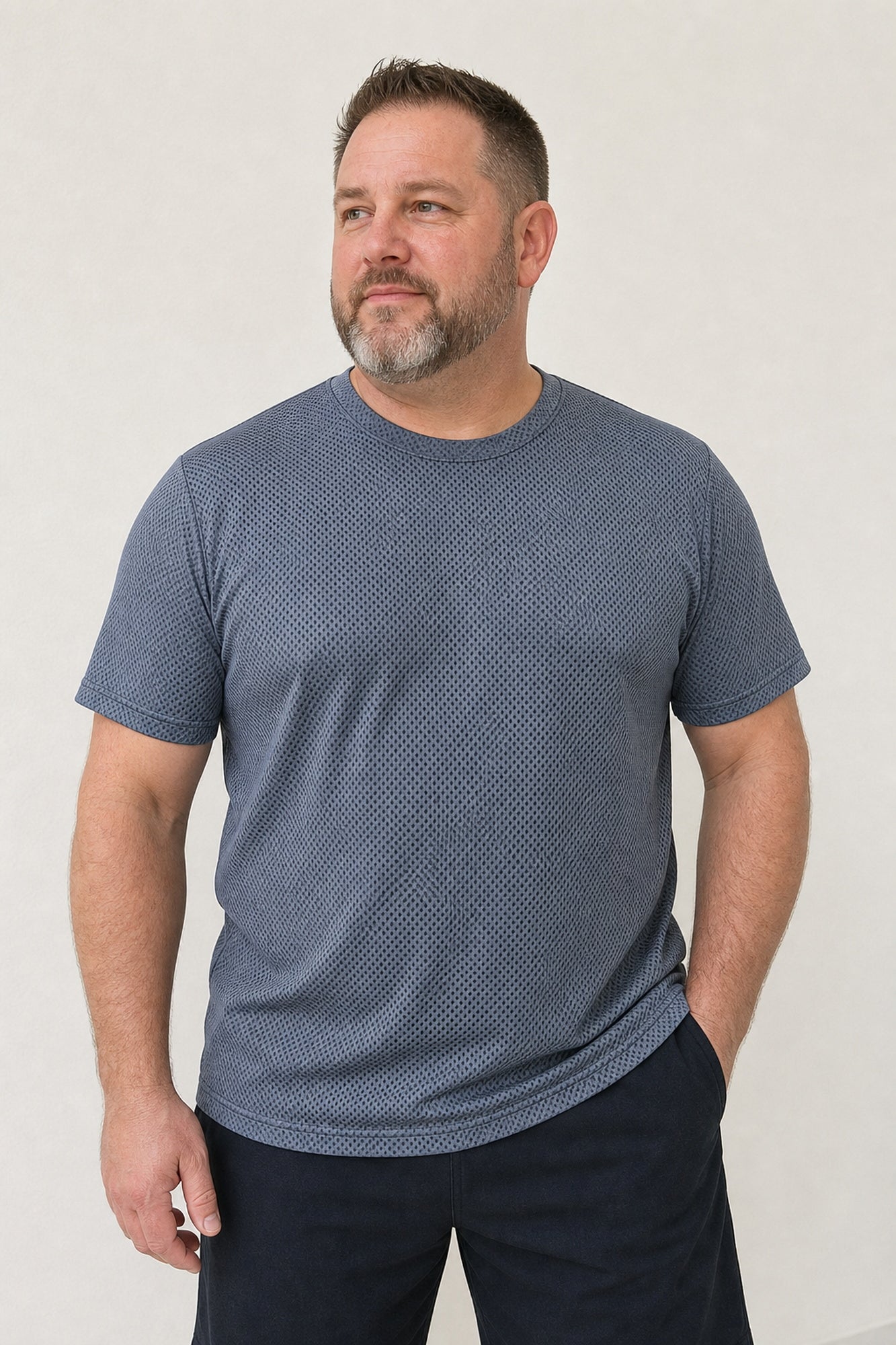 Bellkmart AirGrid™ Big & Tall Cooling Mesh Tee