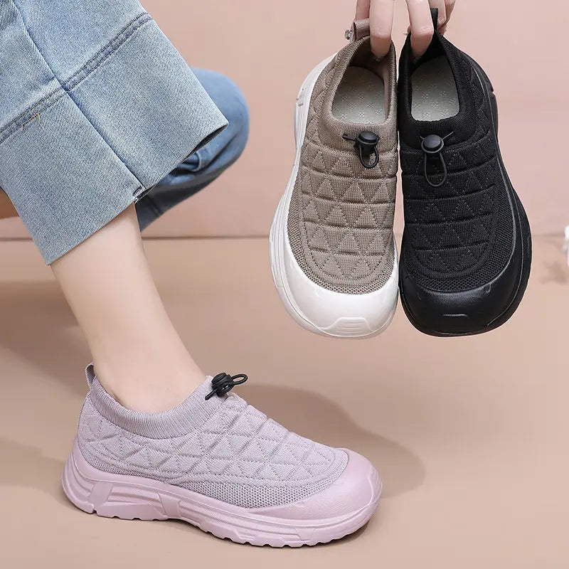 Women's Super Comfort Slip On Orthopedic Sneakers - Bellkmart