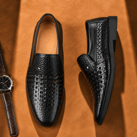 Genuine Leather Fashion Men Business Shoes