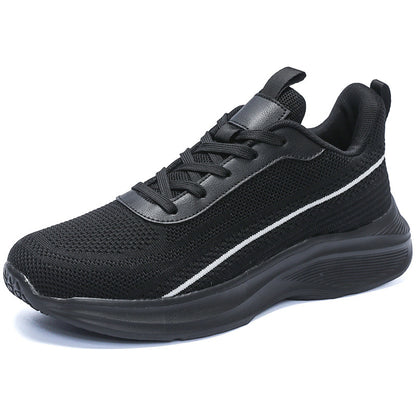 Striped Comfort Breathable Orthopedic Sneakers - Bellkmart
