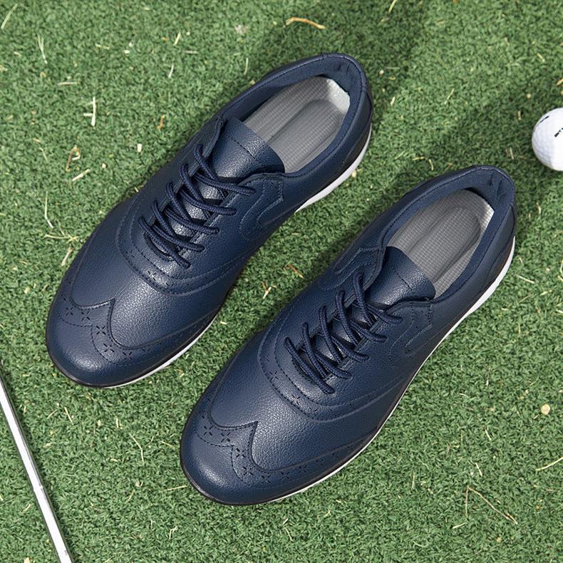 Men's Carved Fashion Golf Anti-Slip Casual Sports Shoes - Free Shipping - Bellkmart