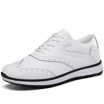 Men's Carved Fashion Golf Anti-Slip Casual Sports Shoes - Free Shipping - Bellkmart
