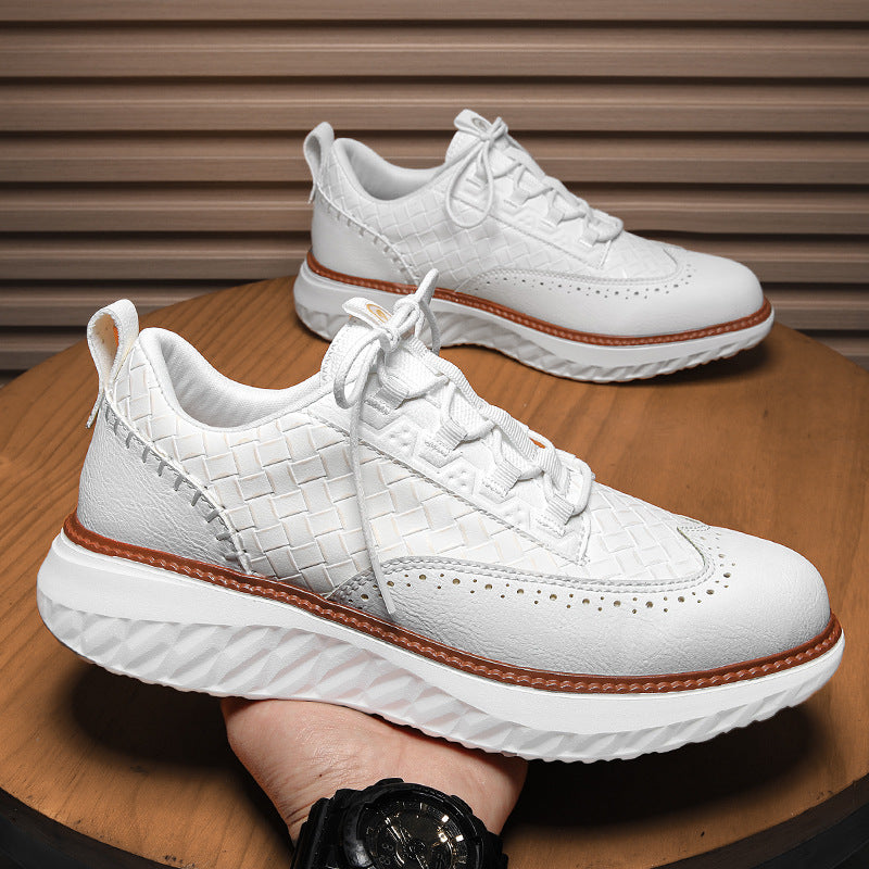 Men's Oxford Fashion Comfy Orthopedic Sneakers - Bellkmart