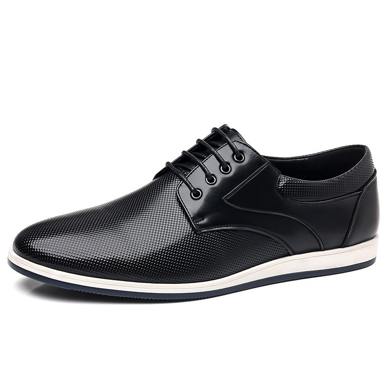 Men's Comfortable Business Casual Leather Shoes - Bellkmart