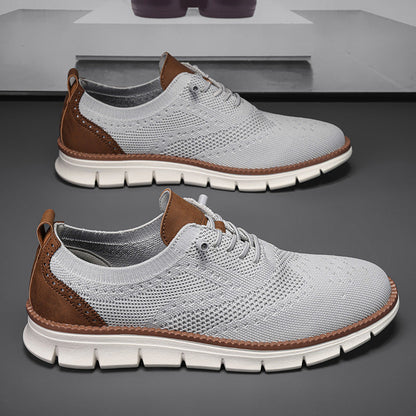 Orthopedic Mesh Breathable Oxford Sneakers - Bellkmart