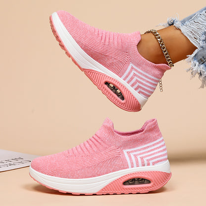 Breathable Women's Air Cushion Orthopedic Sneakers - Bellkmart