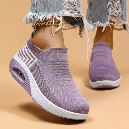 Breathable Women's Air Cushion Orthopedic Sneakers - Bellkmart