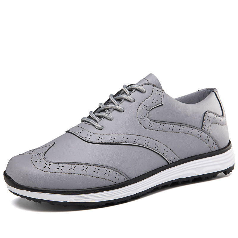 Men's Carved Fashion Golf Anti-Slip Casual Sports Shoes - Free Shipping - Bellkmart