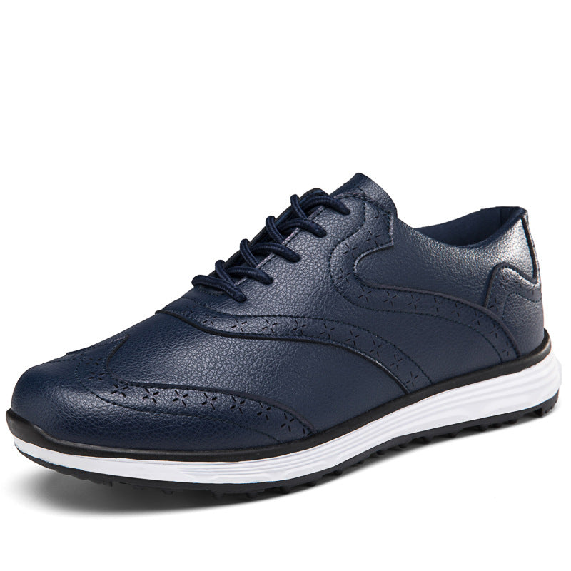 Men's Carved Fashion Golf Anti-Slip Casual Sports Shoes - Free Shipping - Bellkmart