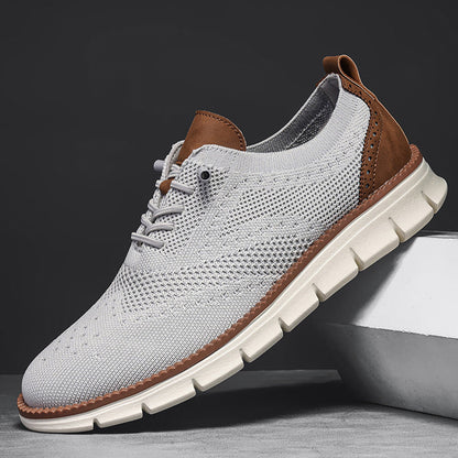 Orthopedic Mesh Breathable Oxford Sneakers - Bellkmart