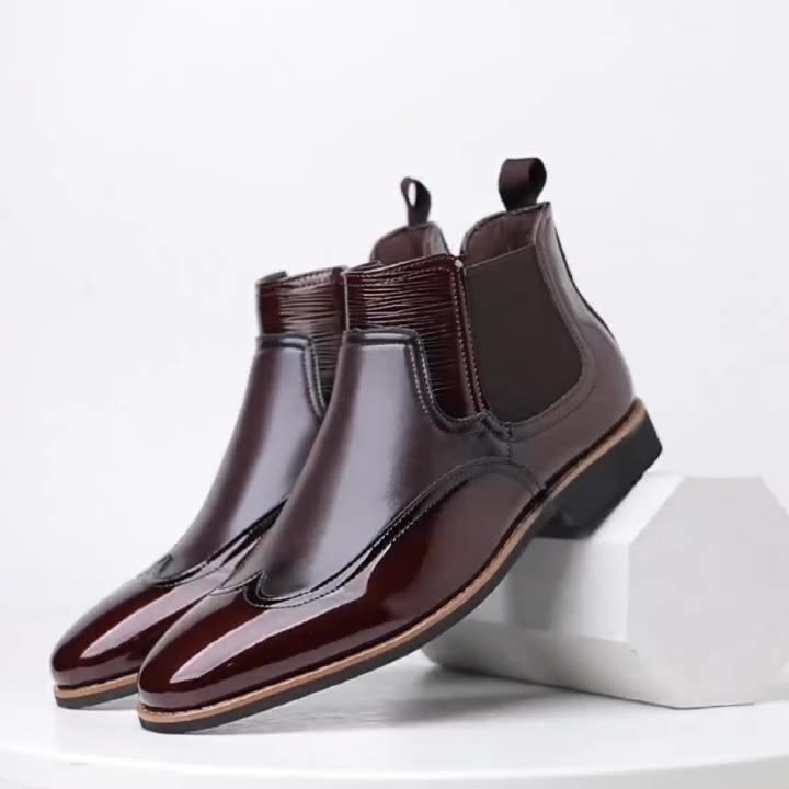 Men's Colorblock Chelsea Boots - Bellkmart