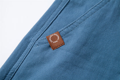 Men's Durable Pleated Shorts with Multiple Pockets - Bellkmart