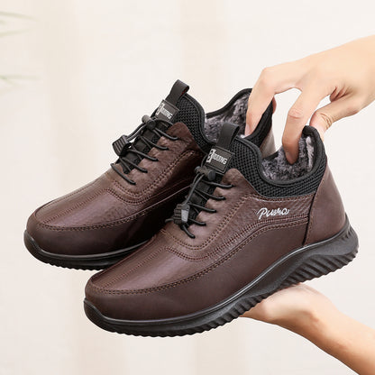 Men's Outdoor Fleece Cold-Proof Orthopedic Shoes - Bellkmart