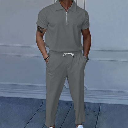 Slim Fit Corduroy Youth Casual Men's Two-piece Suit - Bellkmart