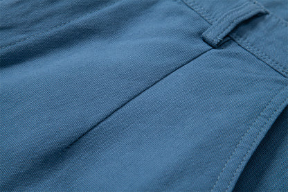 Men's Durable Pleated Shorts with Multiple Pockets - Bellkmart