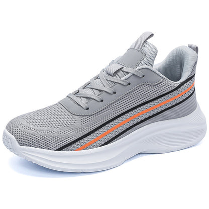 Striped Comfort Breathable Orthopedic Sneakers - Bellkmart