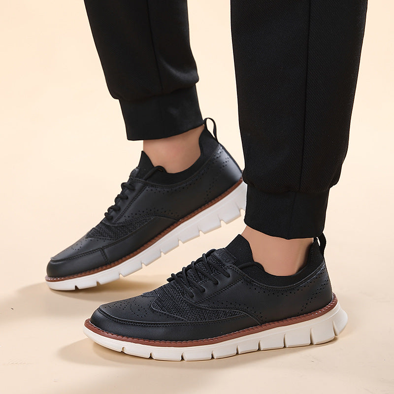 Versatile Trendy Comfortable Orthopedic Oxford Sneakers - Bellkmart