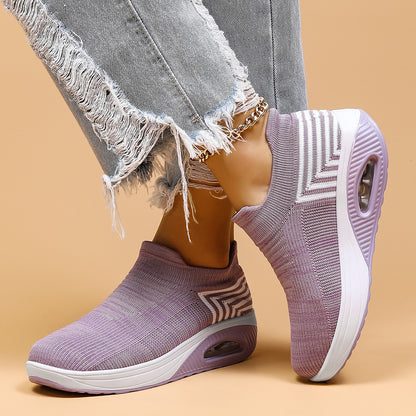 Breathable Women's Air Cushion Orthopedic Sneakers - Bellkmart