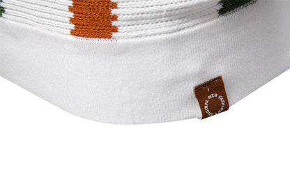 Men's Striped Knitted Polo Shirt with Collar - Bellkmart