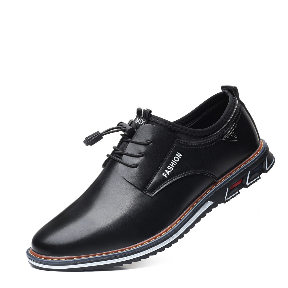 Men's Leather Formal Business Slip On Oxford Dress Shoes - Bellkmart