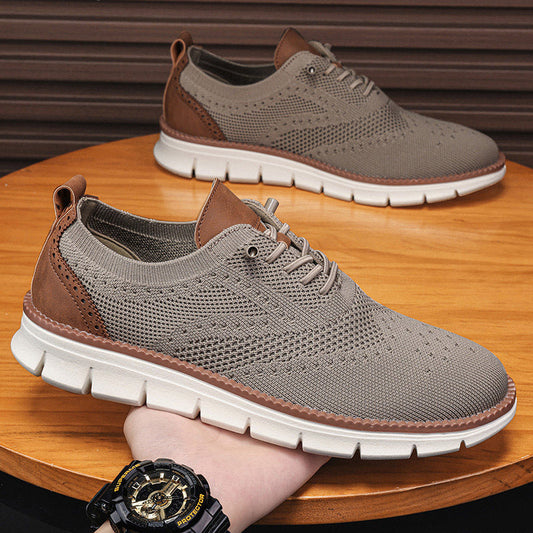 Orthopedic Mesh Breathable Oxford Sneakers - Bellkmart