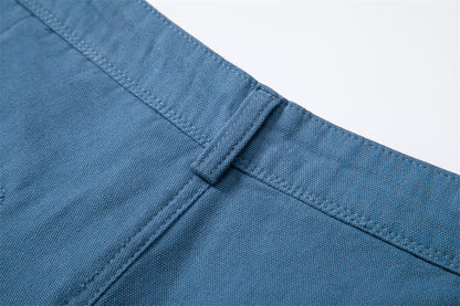 Men's Durable Pleated Shorts with Multiple Pockets - Bellkmart