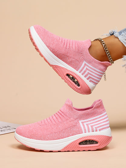 Breathable Women's Air Cushion Orthopedic Sneakers - Bellkmart