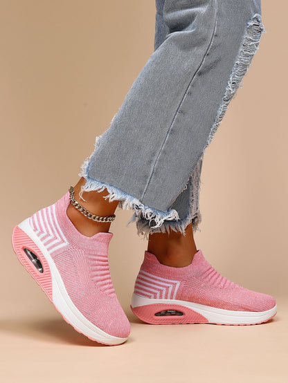 Breathable Women's Air Cushion Orthopedic Sneakers - Bellkmart