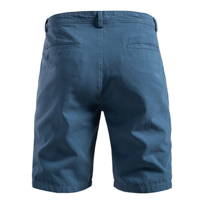 Men's Durable Pleated Shorts with Multiple Pockets - Bellkmart