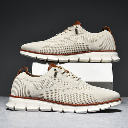 Bellkmart Super Comfy breathable Orthopedic Mesh Sneakers For Wide Feet - Beige - Bellkmart