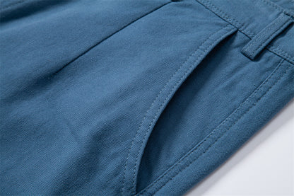 Men's Durable Pleated Shorts with Multiple Pockets - Bellkmart