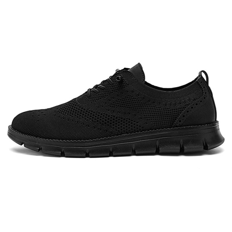 Bellkmart Super Comfy breathable Orthopedic Mesh Sneakers For Wide Feet - Black