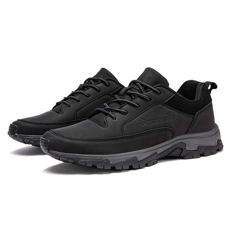 Men's Comfy Genuine Leather Orthopedic Sneakers - Bellkmart