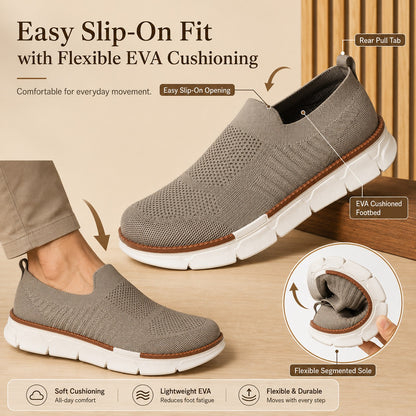 AirFlex easy on and off slip-on fit with flexible cushioned sole
