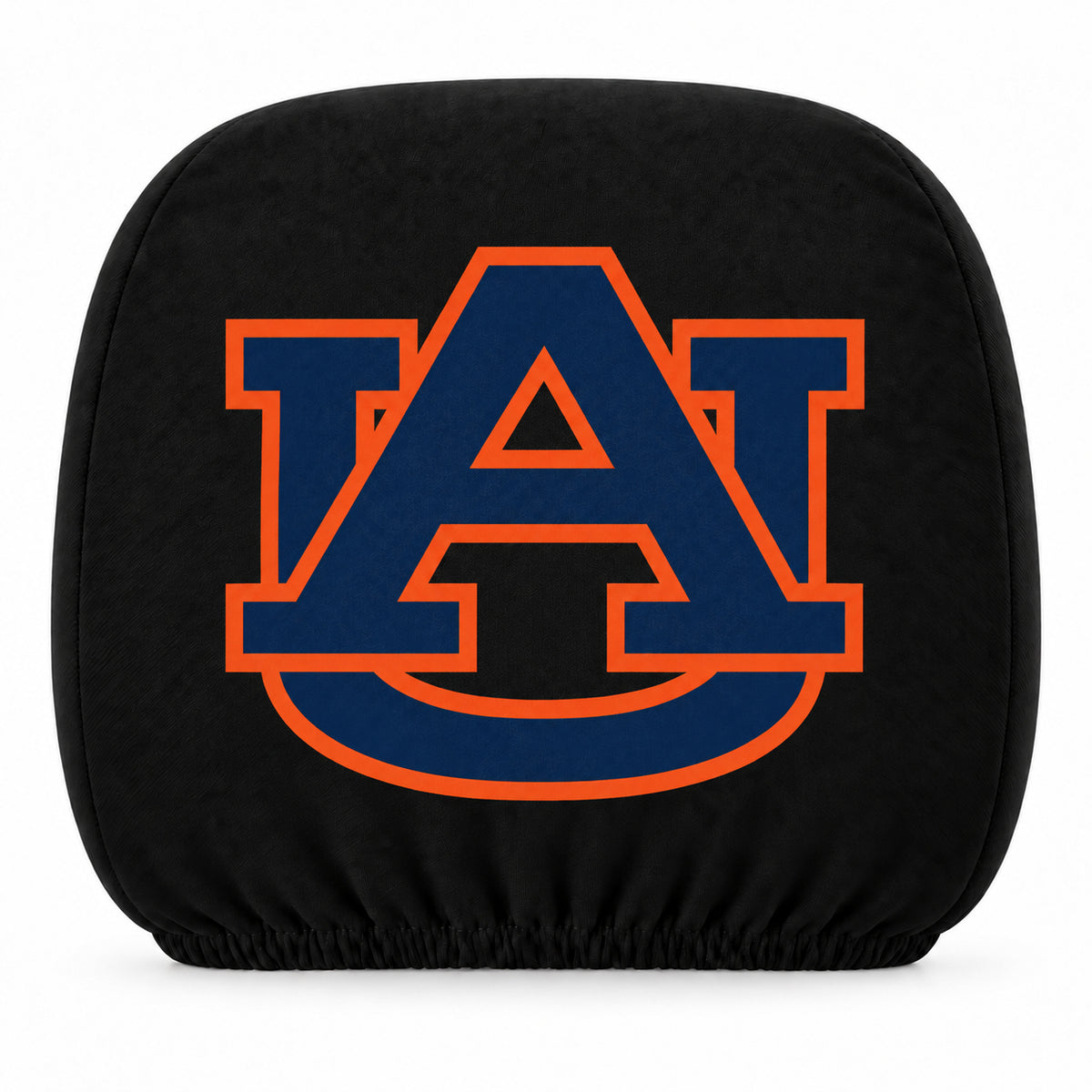 Auburn Tigers car headrest cover, Style 1 team design, white background