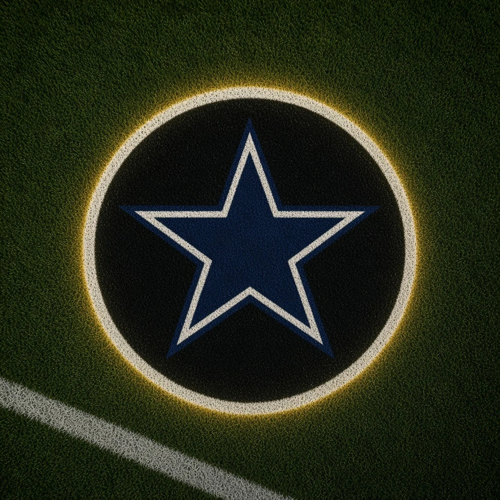 Dallas Cowboys Football Car Door Projector Light grass scene