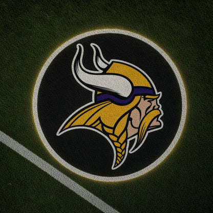 Minnesota Vikings Football Car Door Projector Light grass scene