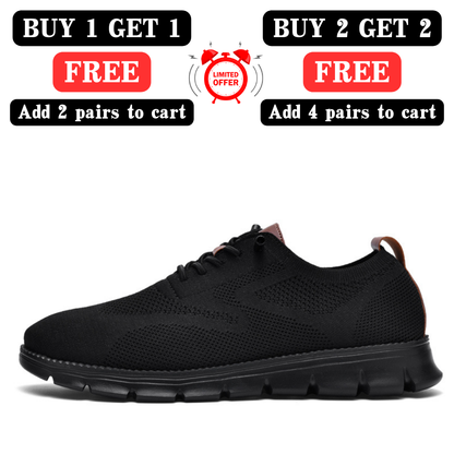 Limited Offer - Black Sole Super Comfy breathable Orthopedic Mesh Sneakers For Wide Feet - Bellkmart