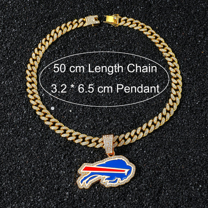 Buffalo Bills necklace size guide